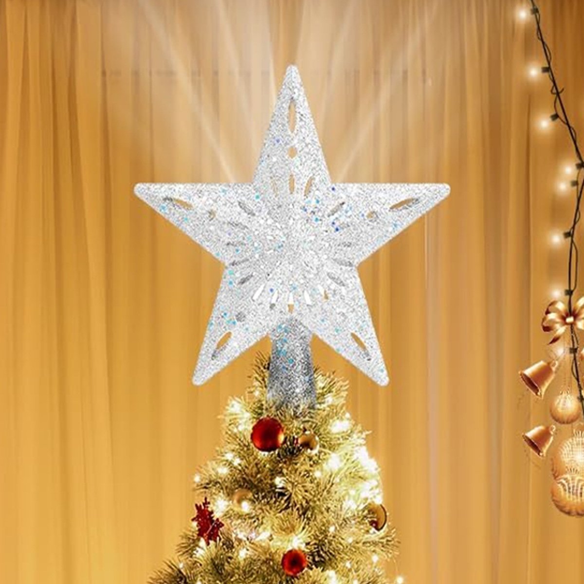 🎄Jul -49% rabatt🎅Lumestorm Pentagram projektorlampa