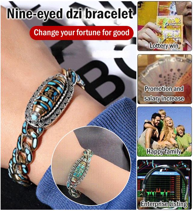 Six-character Mantra Nine-Eyed Bead Bracelet