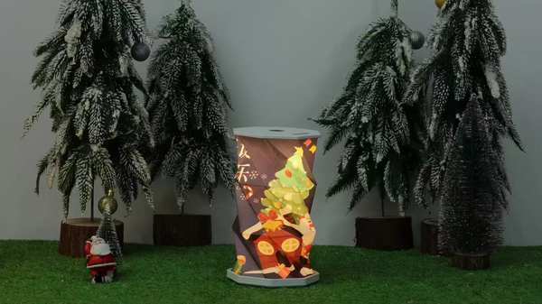 Hopfällbar Lampa Med Handtag