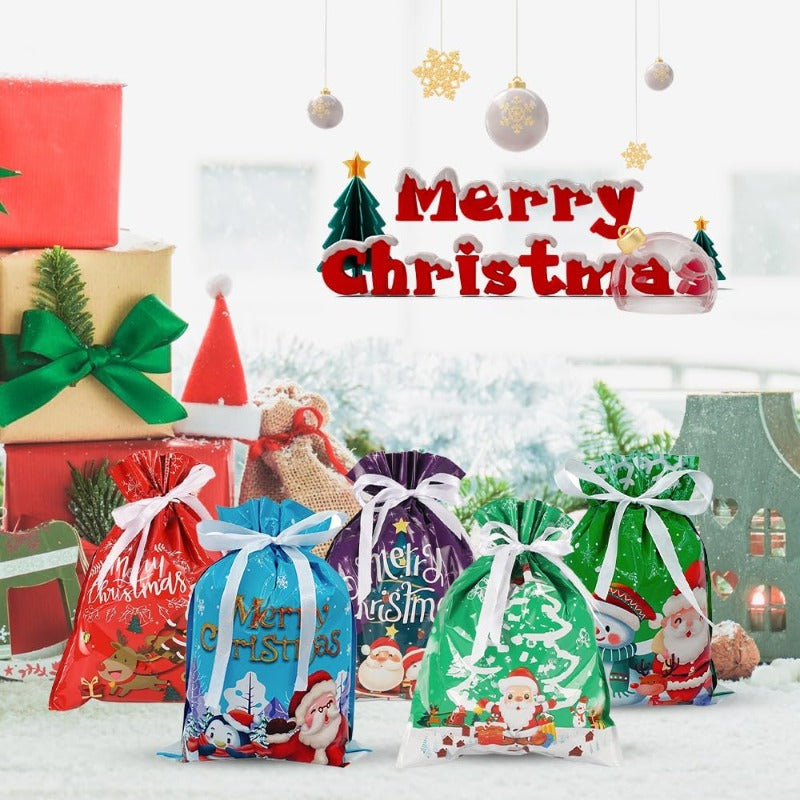 Julklappspåsar Med Dragsko