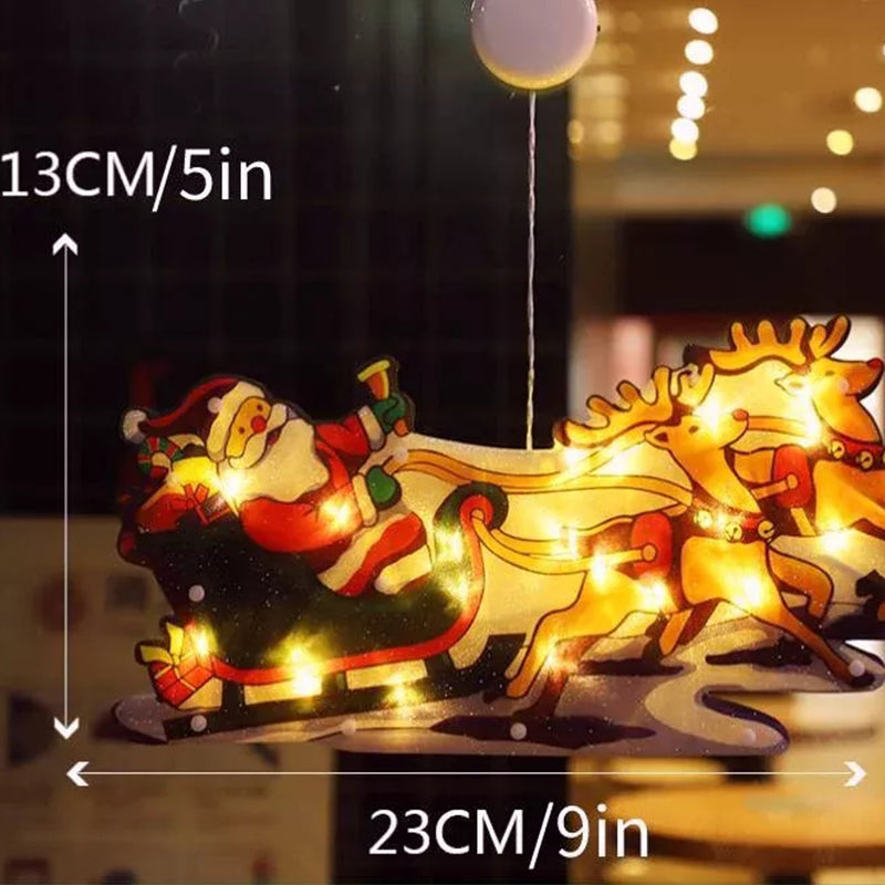 đHĂ€ngande lampor för julfönster