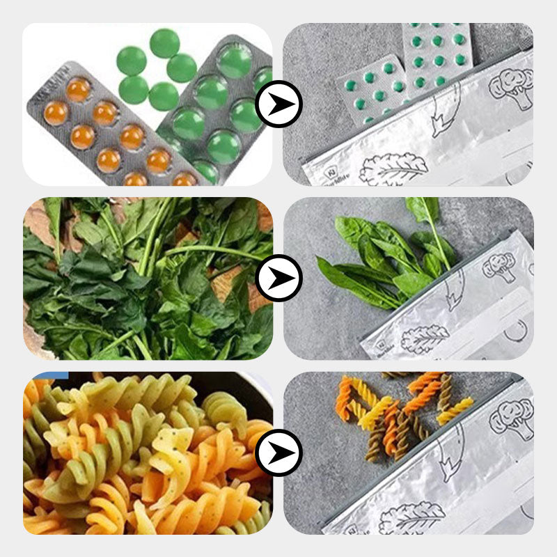 ⏳Begrenzte Zeit 50% Rabatt💥🌿Verschließbare Alu-Frischhaltebeutel wiederverwendbar