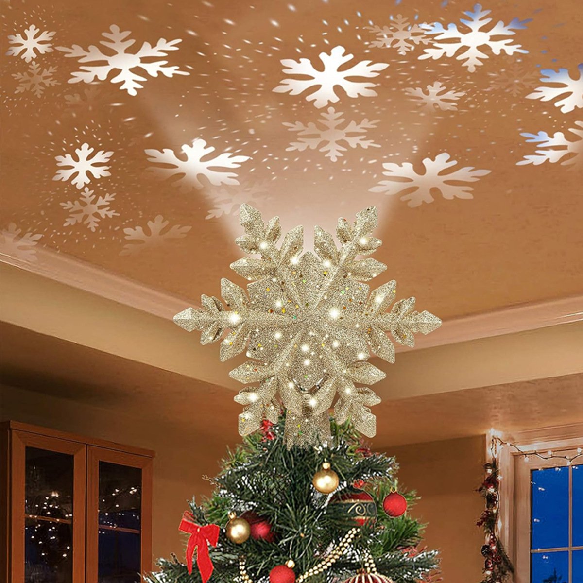 🎄Jul -49% rabatt🎅Lumestorm Pentagram projektorlampa