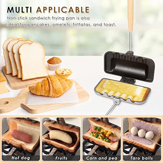 Dubbelsidig Smörgåsbakpanna-Double-sided Sandwich baking pan