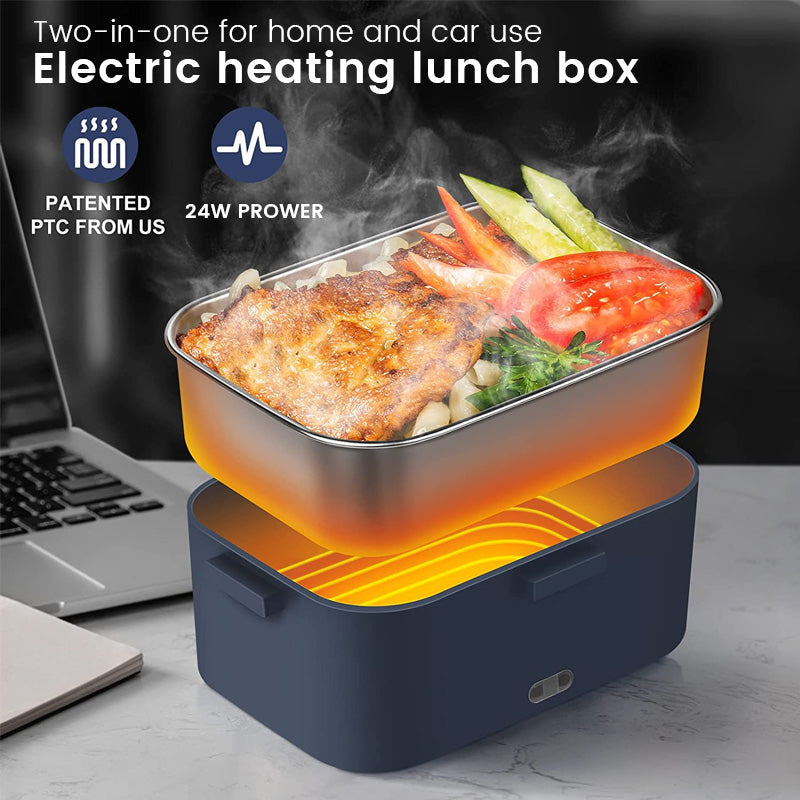 Hushåll Bilmonterad två-i-ett elektrisk uppvärmning Lunchlåda