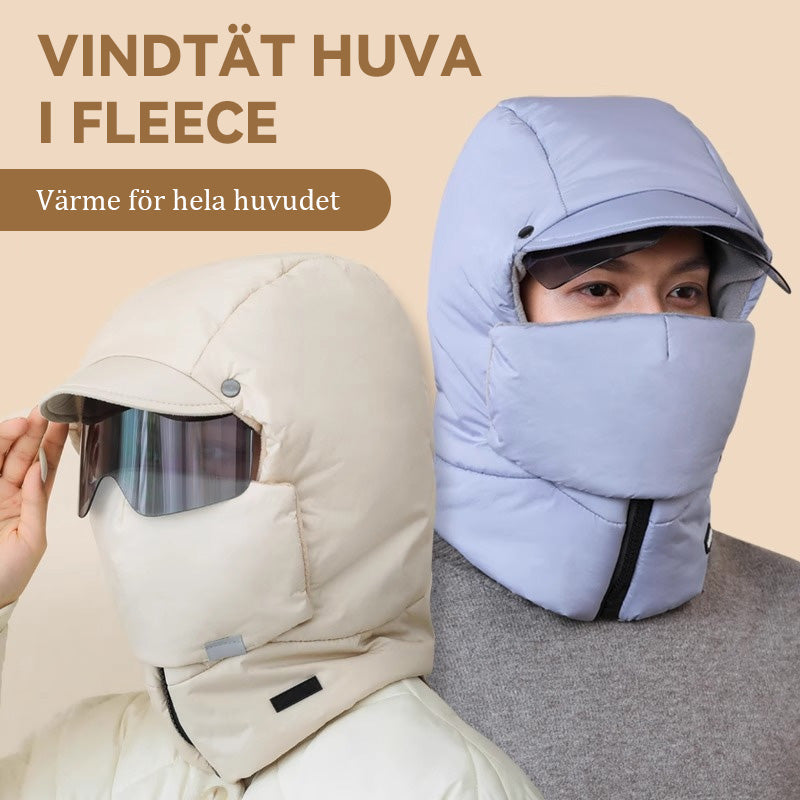 Vindtät Huva I Fleece