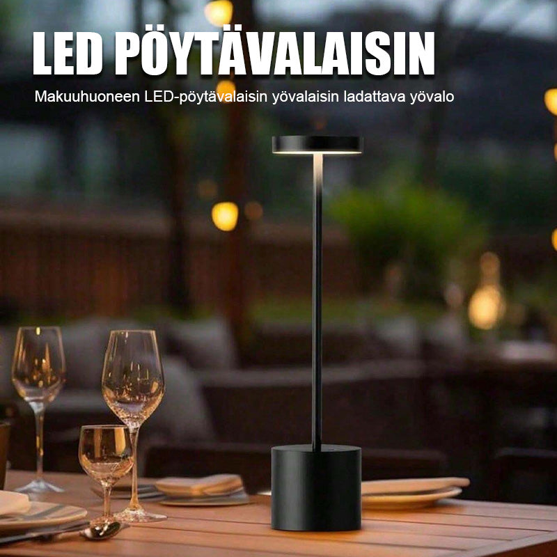 Sovrum LED bordslampa nattlampa uppladdningsbar nattlampa
