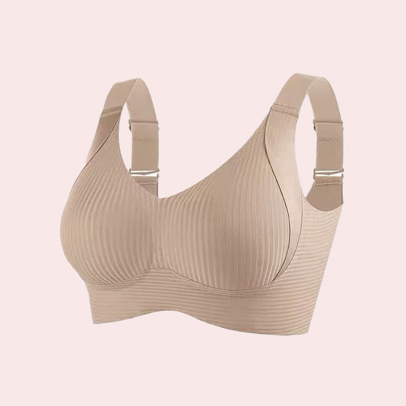 Köp 1 få 2 gratis🎁Ribbad push-up-bh för kvinnor med justerbar bygel