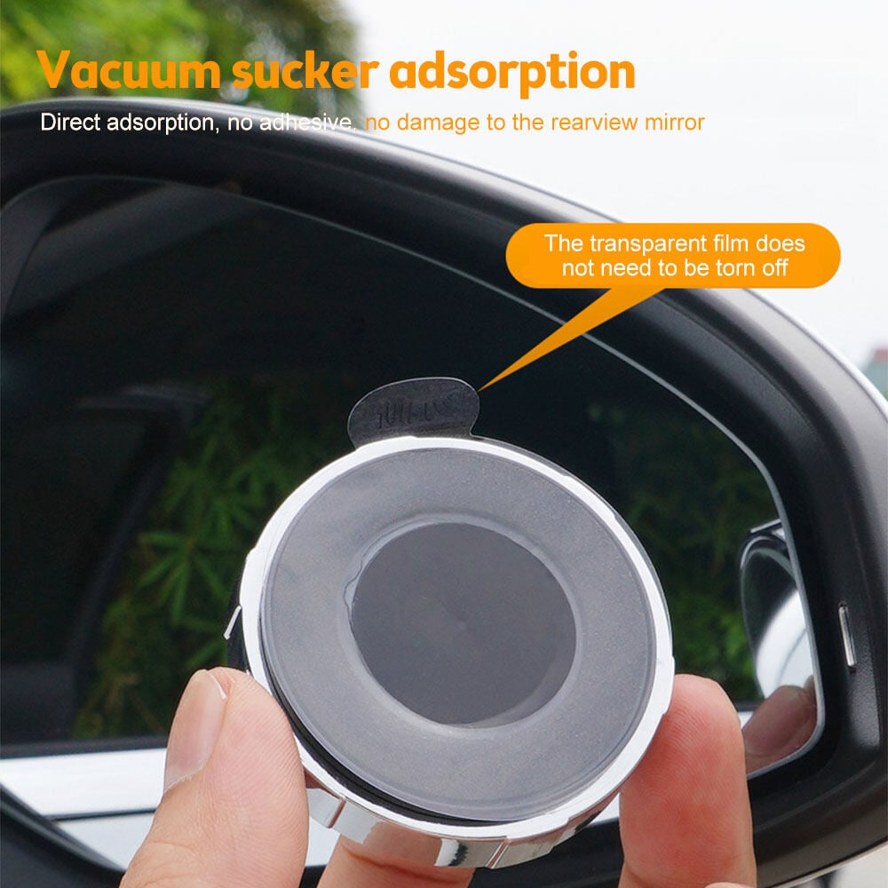Sugkopp bil konvex dödvinkelspegel (1 set / 2 st)/Suction cup car convex wide-angle mirror (1 set / 2 pcs)Backspegel