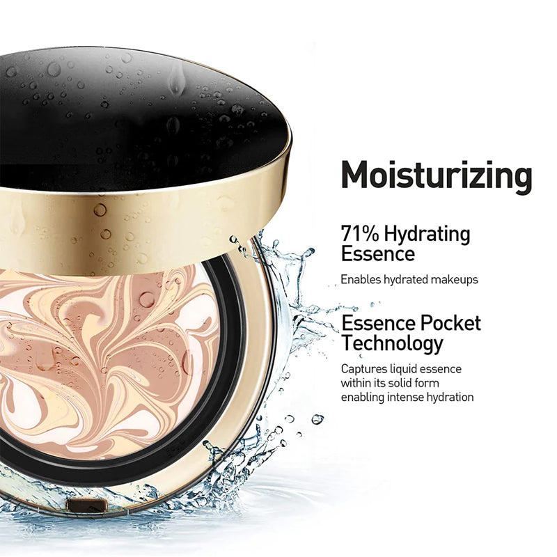 ✨2024 New Three -color pull flower concealer återfuktande essence vattenkräm