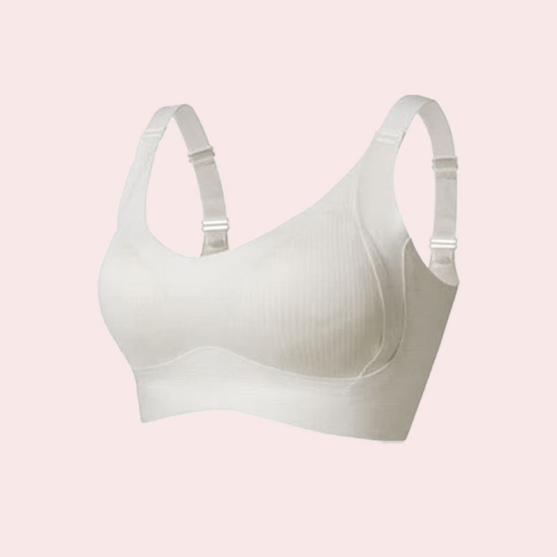 Köp 1 få 2 gratis🎁Ribbad push-up-bh för kvinnor med justerbar bygel