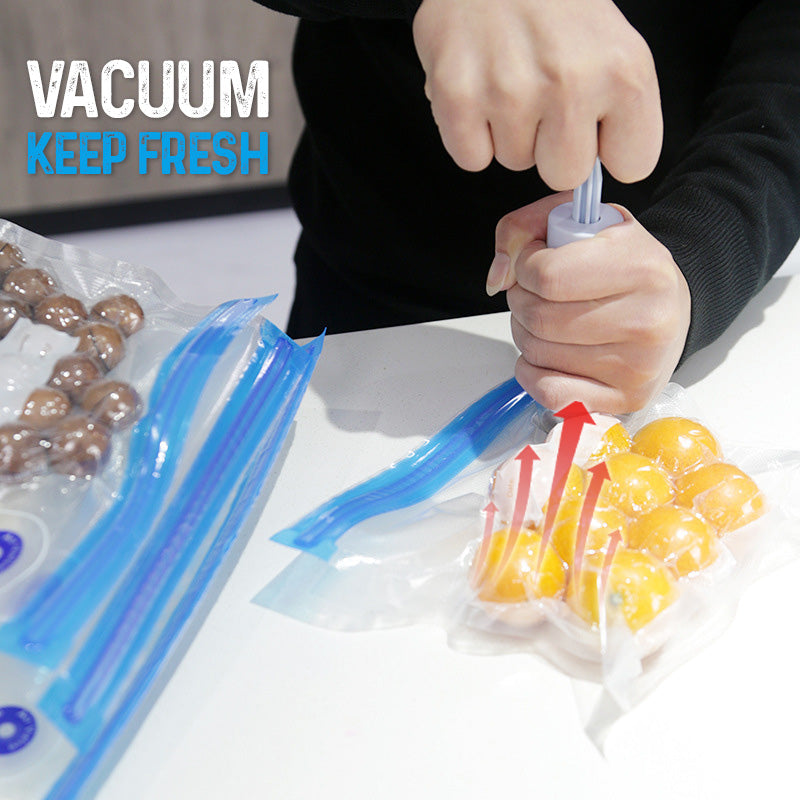 Set med påsar för vakuumförpackare i köket