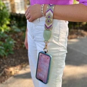 đPhone Strap med blixtlĂ„sförsedd vĂ€ska