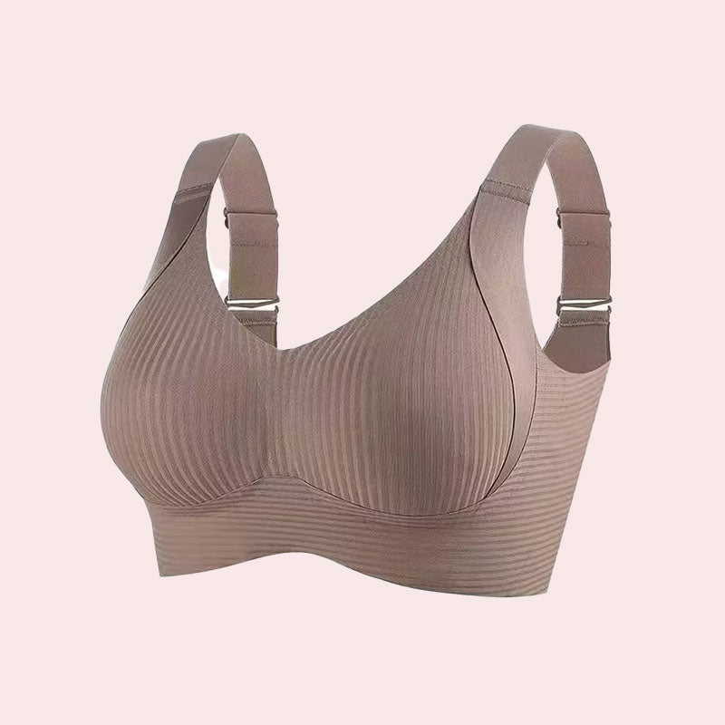 Köp 1 få 2 gratis🎁Ribbad push-up-bh för kvinnor med justerbar bygel