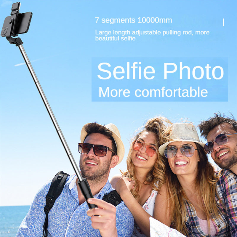 Selfie-pinne stativ med fyllnadsljus