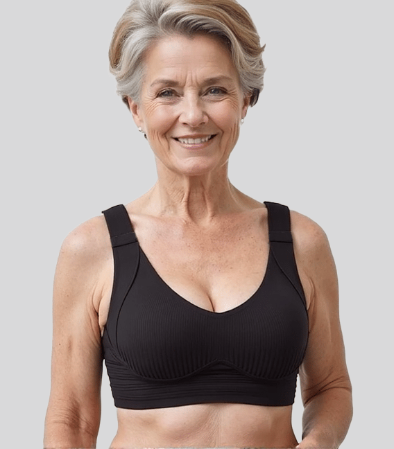 Köp 1 få 2 gratis🎁Ribbad push-up-bh för kvinnor med justerbar bygel