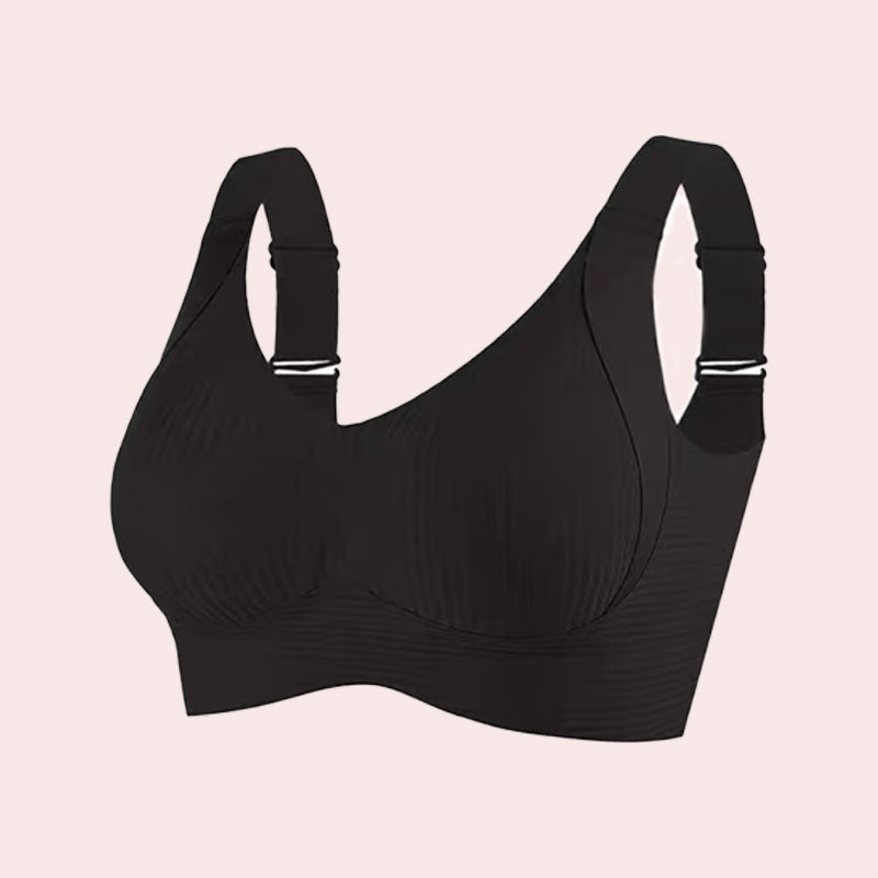 Köp 1 få 2 gratis🎁Ribbad push-up-bh för kvinnor med justerbar bygel