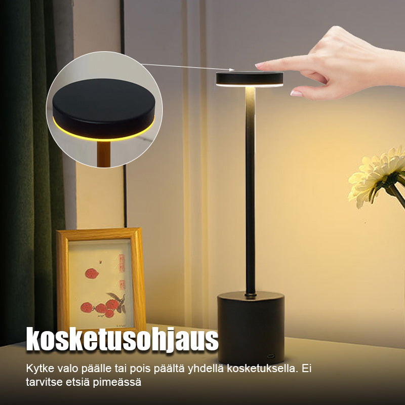 Sovrum LED bordslampa nattlampa uppladdningsbar nattlampa