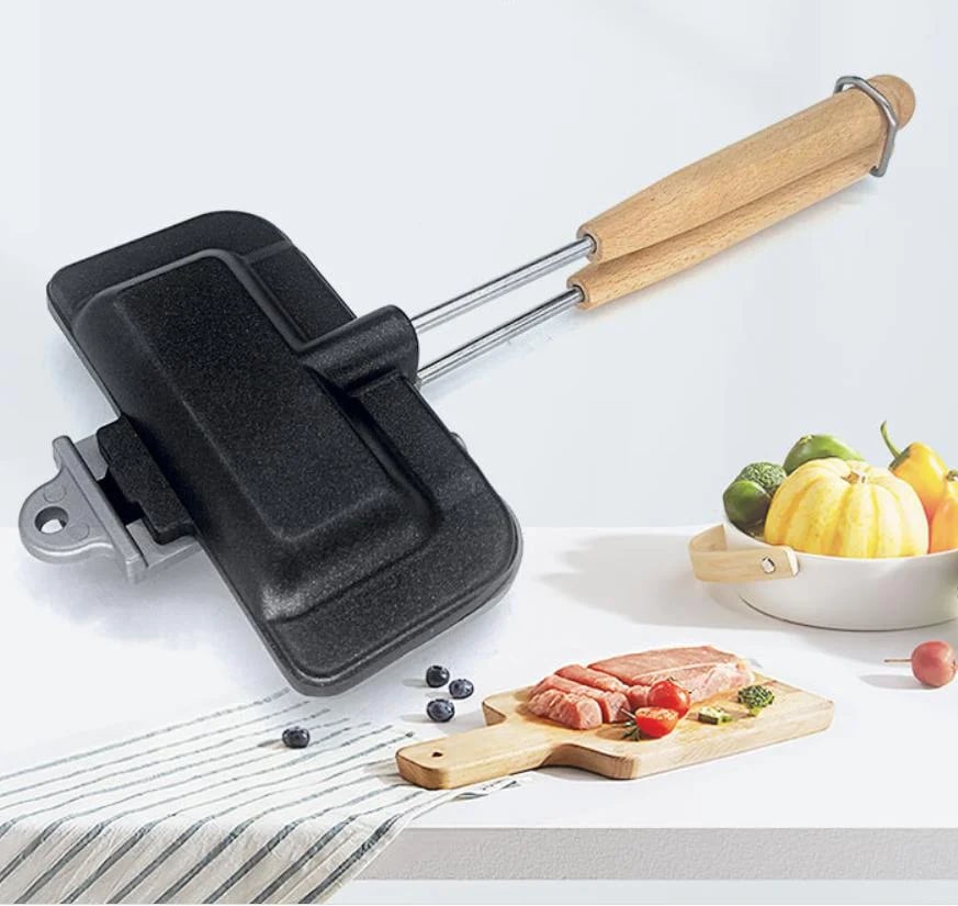 Dubbelsidig Smörgåsbakpanna-Double-sided Sandwich baking pan