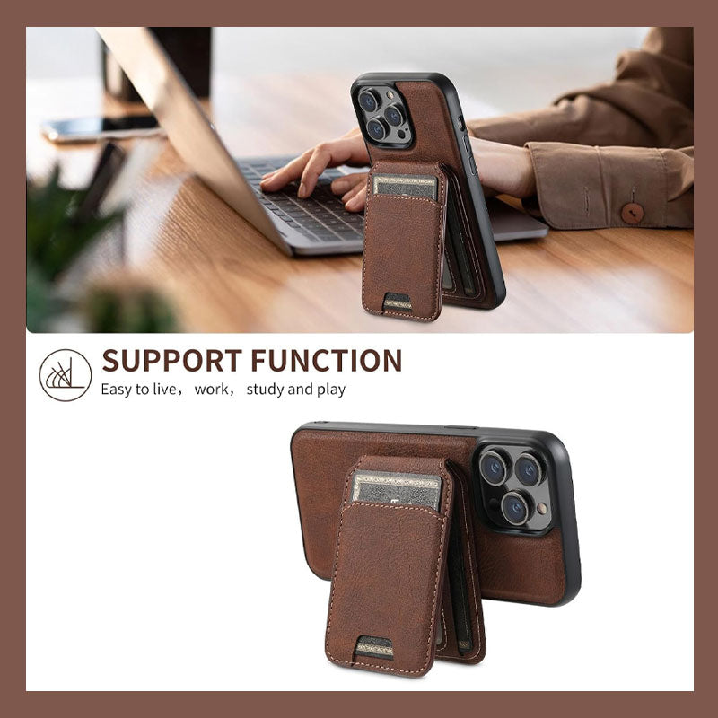 Magnetisk korthållare Mobiltelefonfodral