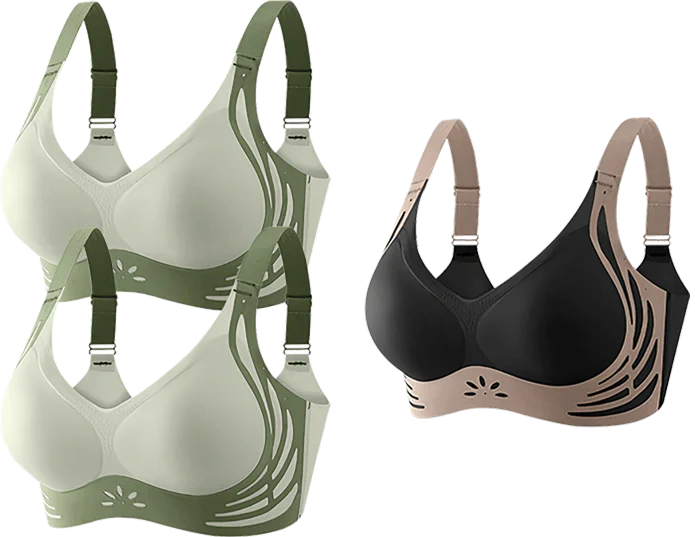 Osta 2 saat 1 ilmaiseksi (3kpl)❤️Anti-Sagging Wire Free Push-Up Bra