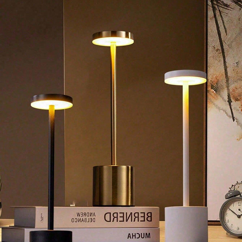 Sovrum LED bordslampa nattlampa uppladdningsbar nattlampa