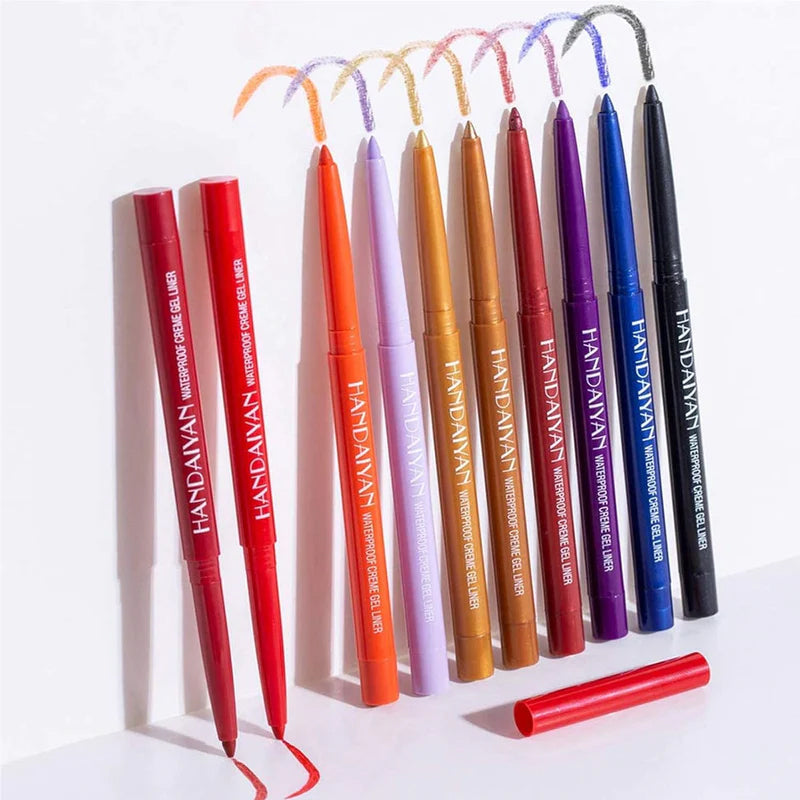 20-Teiliges Set Mit Farbigen Eyeliner-Stiften(20-delars set med färgade eyelinerpennor).
