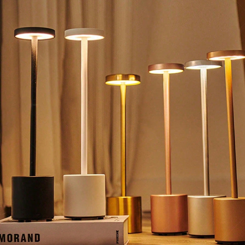 Sovrum LED bordslampa nattlampa uppladdningsbar nattlampa