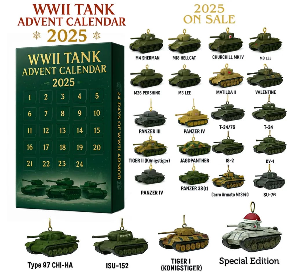 đ2025 Andra VĂ€rldskrigets Tanks Julekalender
