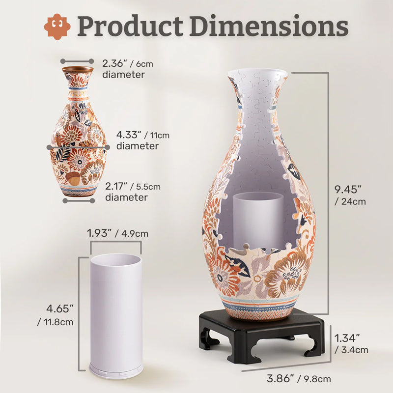 đJulkampanj-49% rabattđ3D Art Puzzle Vase
