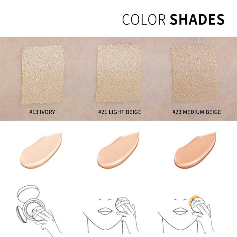 ✨2024 New Three -color pull flower concealer återfuktande essence vattenkräm