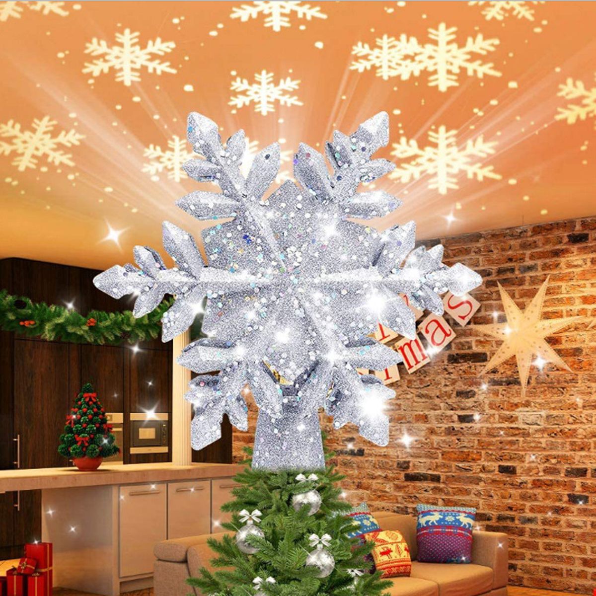 🎄Jul -49% rabatt🎅Lumestorm Pentagram projektorlampa