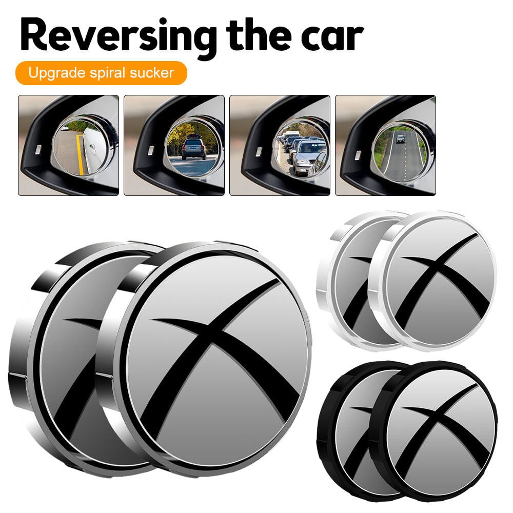 Sugkopp bil konvex dödvinkelspegel (1 set / 2 st)/Suction cup car convex wide-angle mirror (1 set / 2 pcs)Backspegel