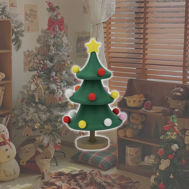 đ 3D-utskrift svĂ€ngande julgran leksak đ