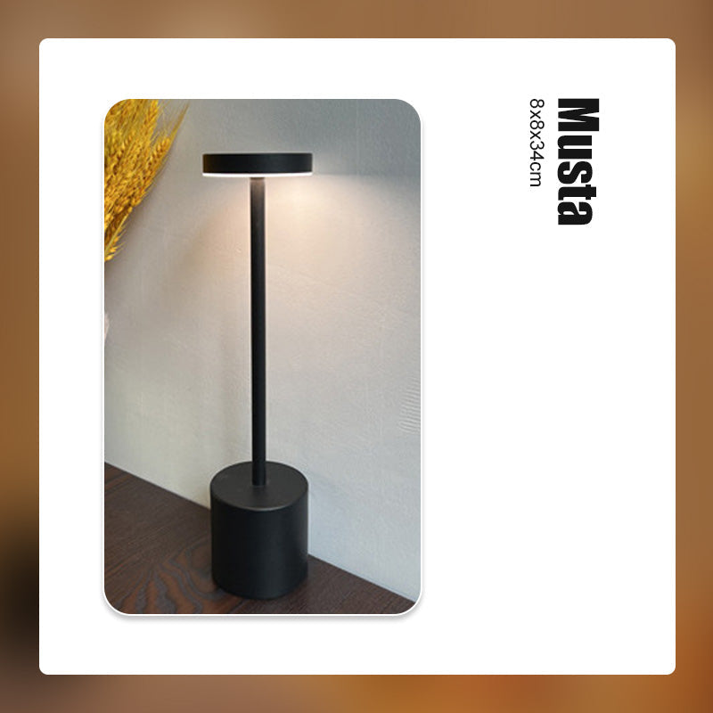 Sovrum LED bordslampa nattlampa uppladdningsbar nattlampa
