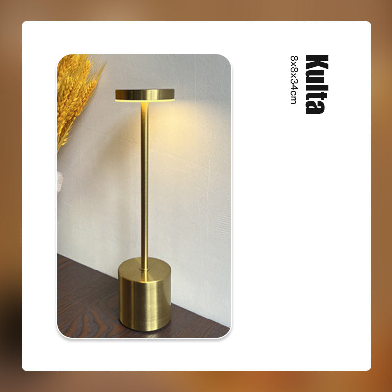 Sovrum LED bordslampa nattlampa uppladdningsbar nattlampa
