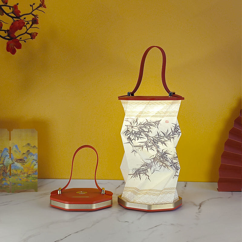 Hopfällbar Lampa Med Handtag