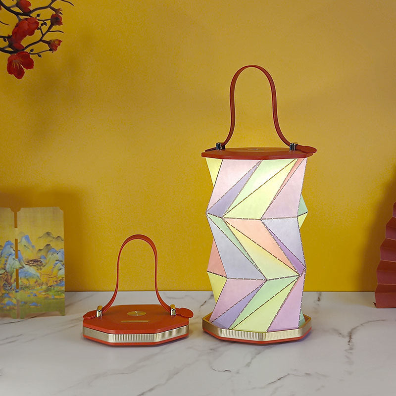 Hopfällbar Lampa Med Handtag
