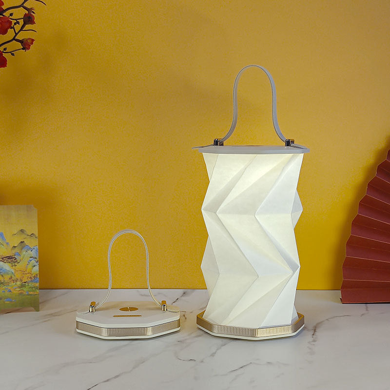 Hopfällbar Lampa Med Handtag