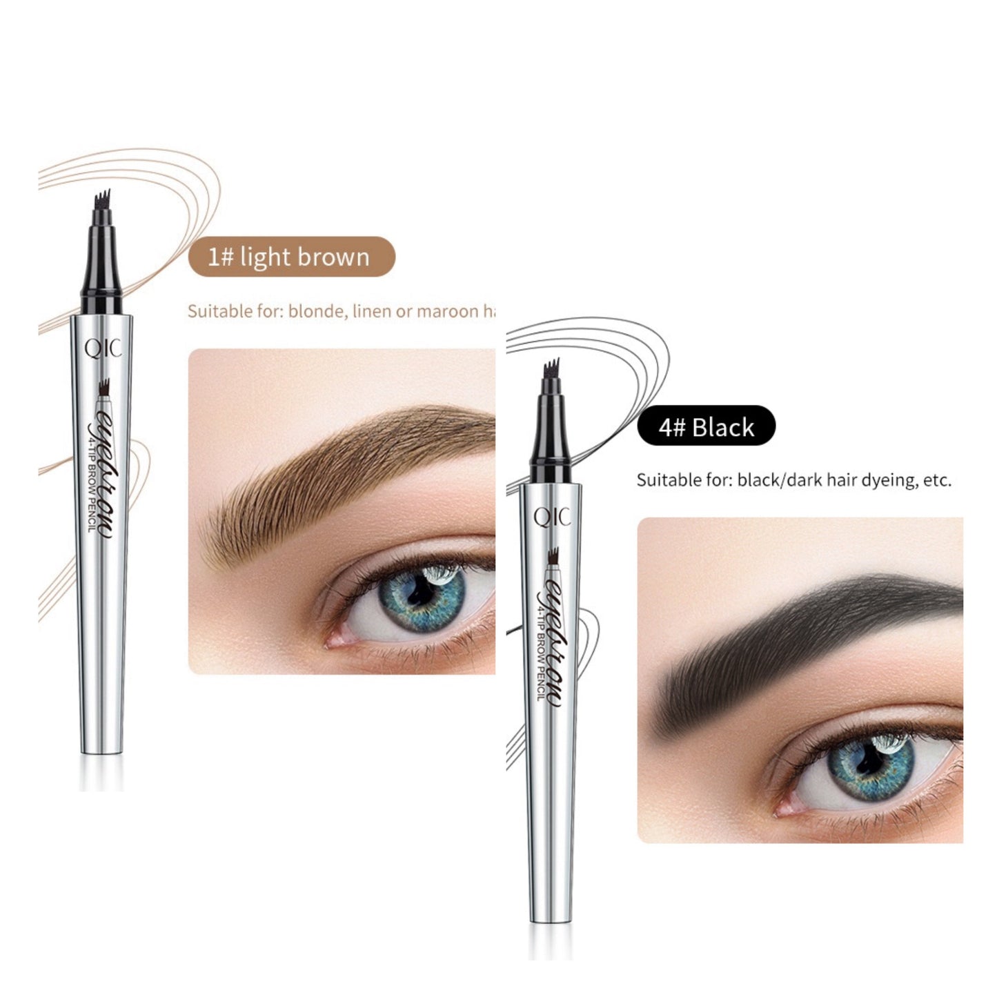 ăđ„Köp 1 FĂ„ 1 Gratisă3D VattentĂ€t Microblading Ăgonbrynspenna 4 Gaffelspets Tatueringspenna