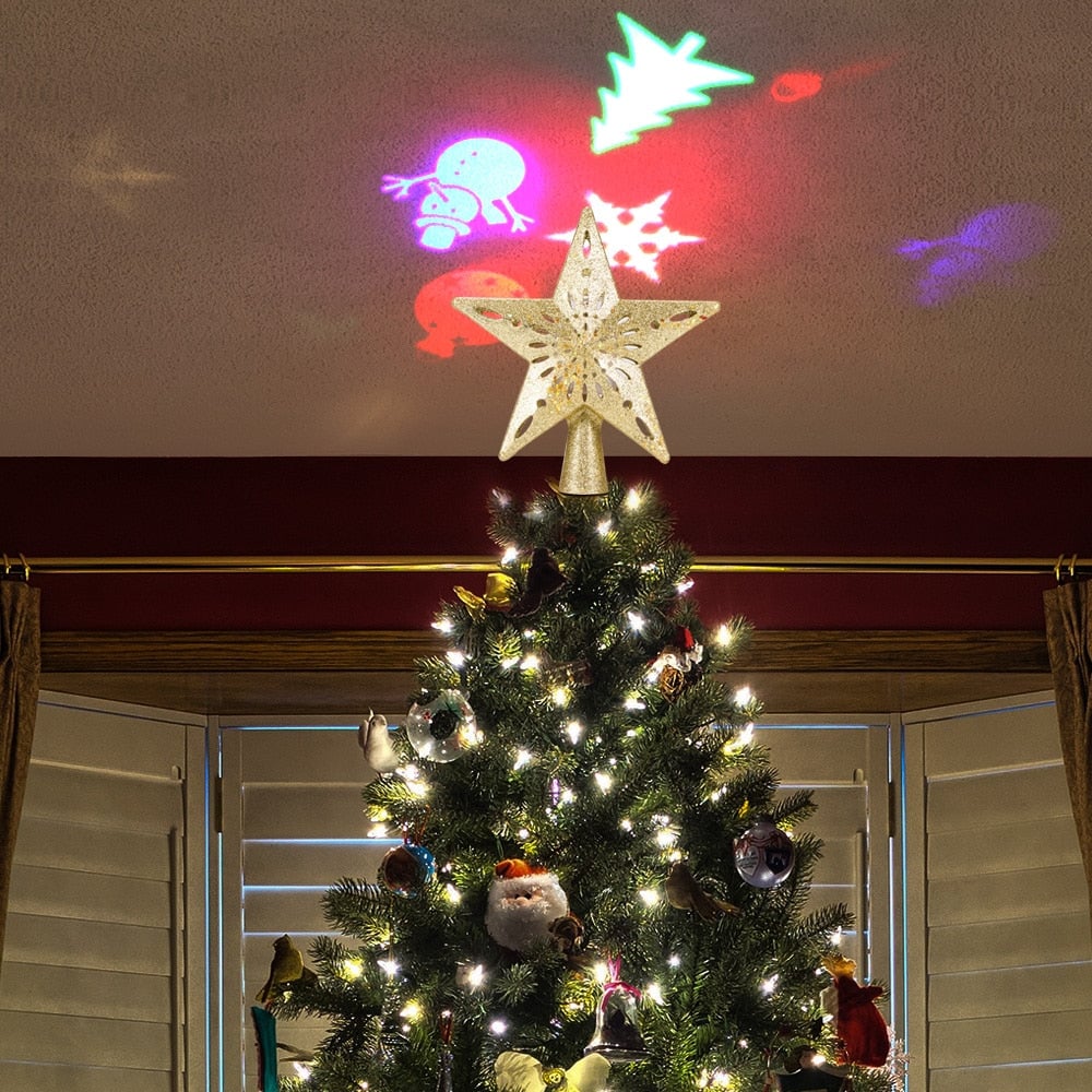 🎄Jul -49% rabatt🎅Lumestorm Pentagram projektorlampa