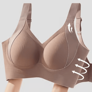 Köp 1 få 2 gratis🎁Ribbad push-up-bh för kvinnor med justerbar bygel