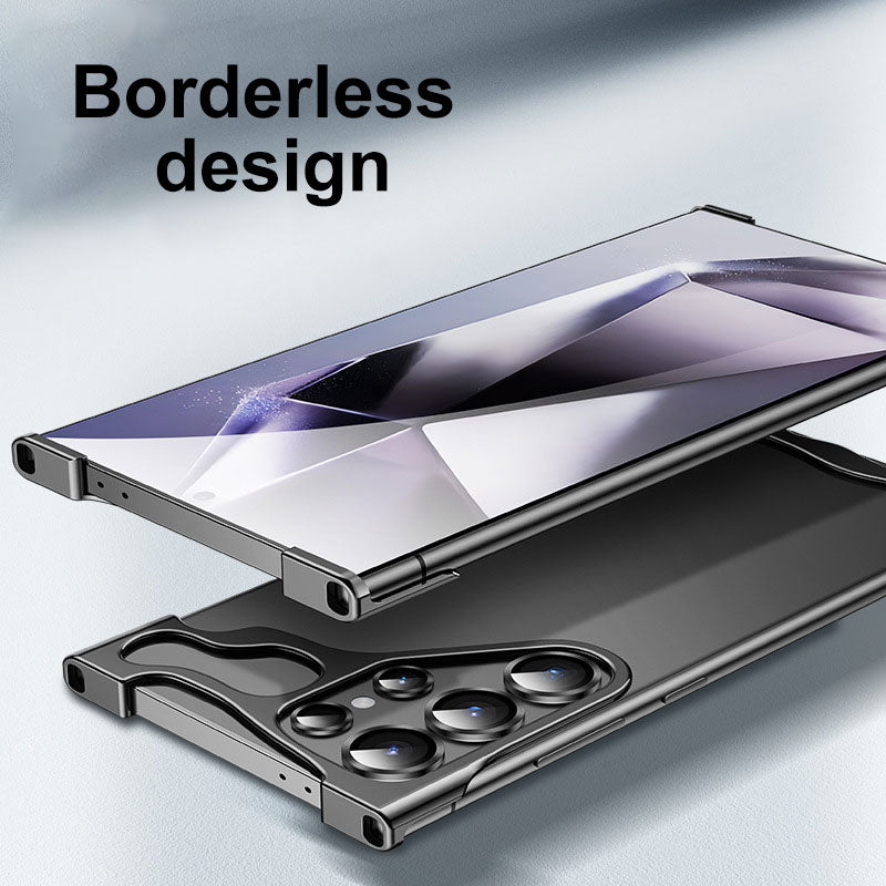 Kreativt metallskelett-telefonfodral för S24/23