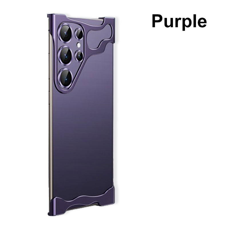 Kreativt metallskelett-telefonfodral för S24/23