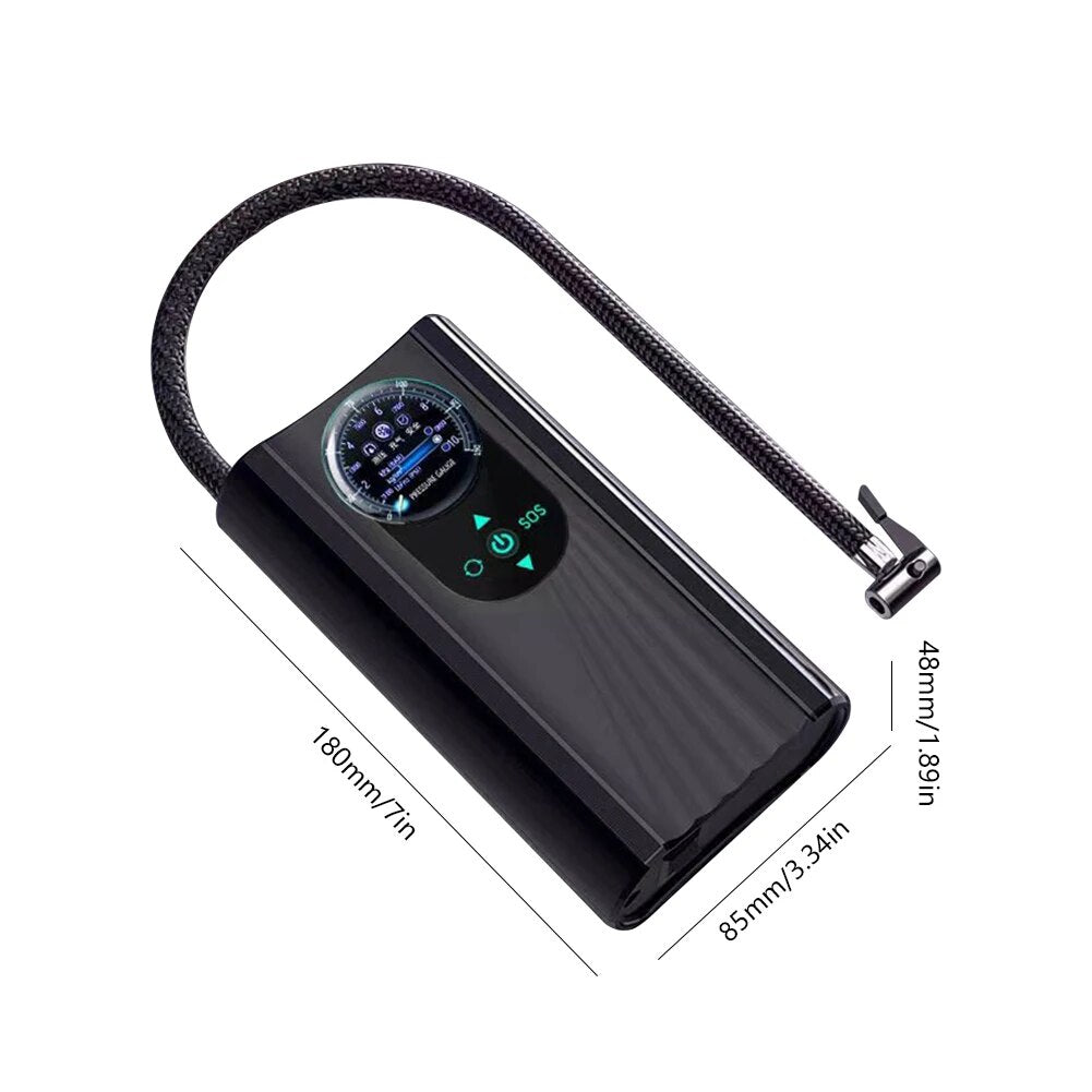Bärbar luftpump för bil