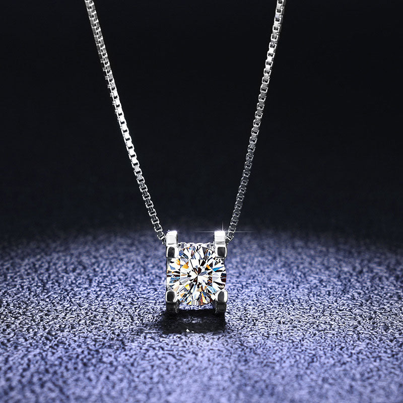 Premium S925 Silver Moissanite halsband