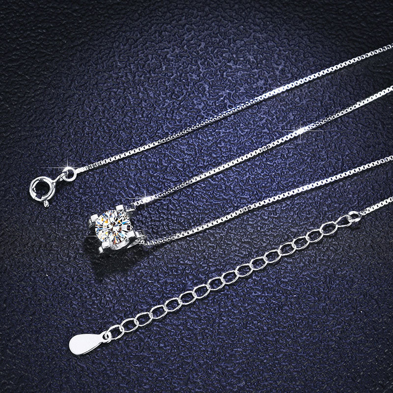 Premium S925 Silver Moissanite halsband