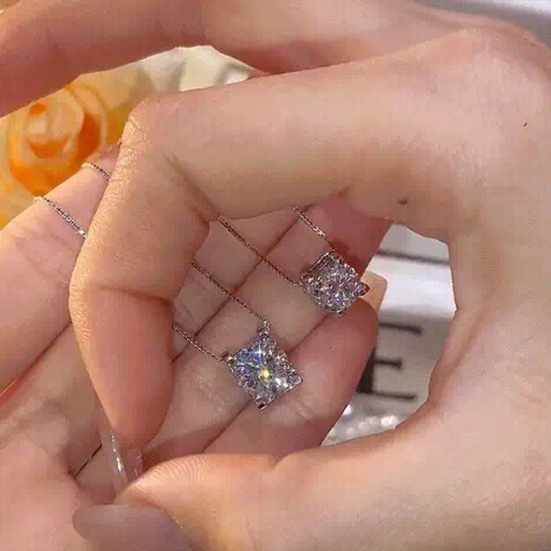 Premium S925 Silver Moissanite halsband