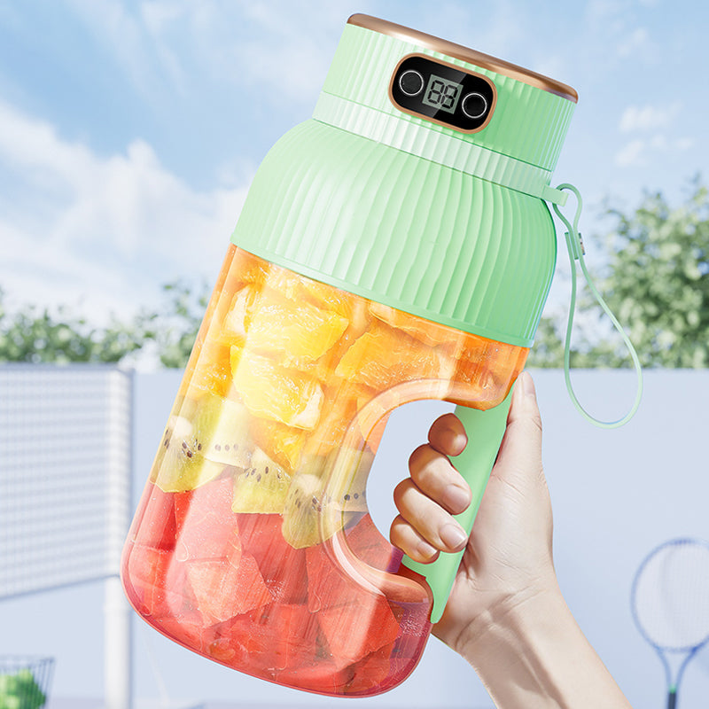 Het sommarförsäljning ❄️Multifunktionaler bärbar juicekopp med digital display
