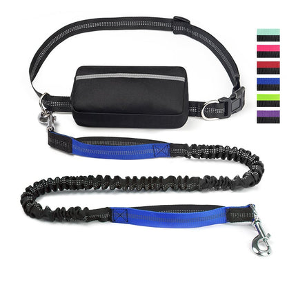 Handsfree Hundkoppel med Praktisk Midjeväska